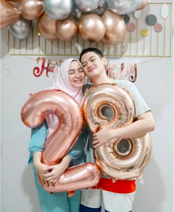 ulang tahun ke 28 intip potret kejutan spesial rezky aditya untuk citra kirana