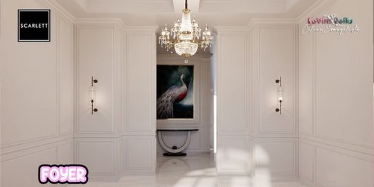 6 Potret Rumah Baru Celine Evangelista, Megah Bak Istana dengan Konsep Modern Klasik