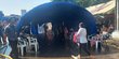 Tenda Pengungsi Korban Kebakaran Pasar Gembrong Dipindah ke Universitas Mpu Tantular