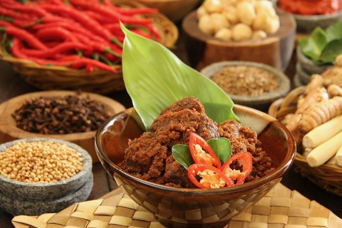 ilustrasi rendang