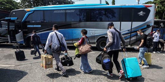 H-7 Lebaran, Pemudik Melawat Terminal Kalideres Meningkat