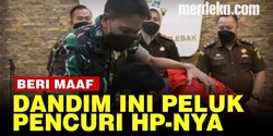 VIDEO: Pelukan Hangat Dandim Letkol TNI Nur Wahyudi ke Buruh yang Curi HP Miliknya
