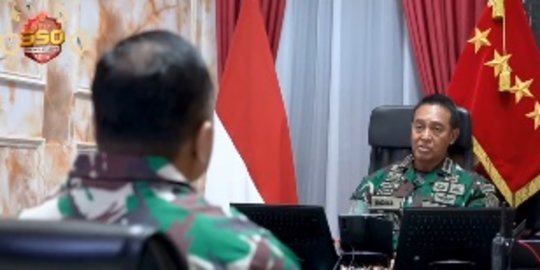 Panglima TNI Beri Wejangan ke Kasau soal Beasiswa 'Gak Ada yang Spesial Mas Fadjar'