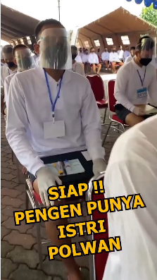 para casis ditanya alasan kenapa ingin jadi polisi