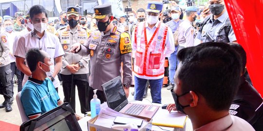 Tinjau Pelabuhan Merak, Kapolri: Kami Terima Kasih Masyarakat Mudik Lebih Awal