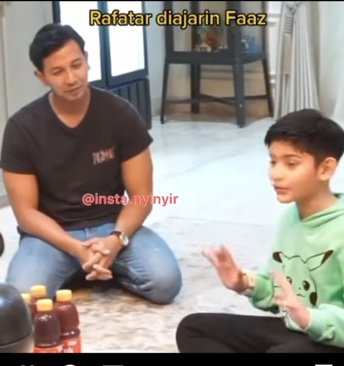 king faaz beri pesan dan nasihat ke rafathar didukung nagita