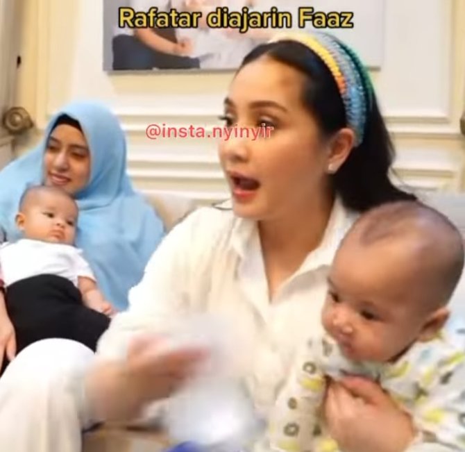 king faaz beri pesan dan nasihat ke rafathar didukung nagita