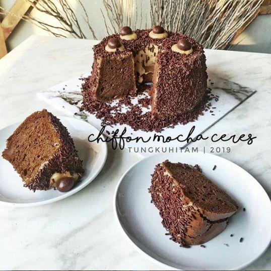 chiffon cake mocha ceres