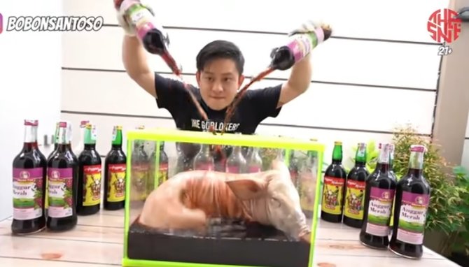 eksperimen nyeleneh youtuber