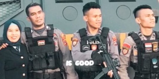 Lima Bersaudara Jadi Polisi Semua, Ini Potretnya saat Pakai Seragam Bersama