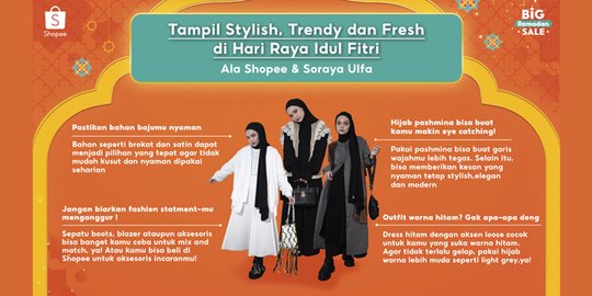 4 Tips Soraya Ulfa Agar Lebaran Makin Stylish, Trendy, dan Fresh