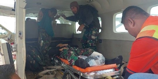 Diadang KKB, Dua Prajurit TNI Tertembak saat Antar Logistik di Ilaga