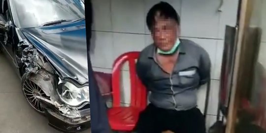 Viral Video Pelaku Pencurian yang Mengendarai Mobil Mercy di Jakarta Utara