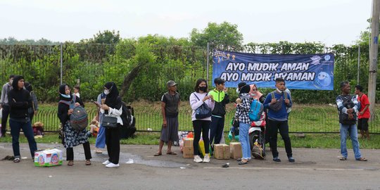 H-2 Lebaran, Simpang Cikopo Masih Ramai Pemudik