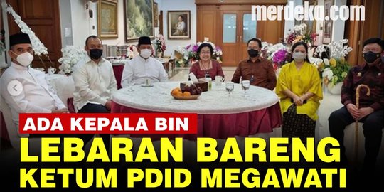 VIDEO: Hangatnya Kebersamaan Kepala BIN Budi Gunawan Lebaran Bareng Keluarga Megawati
