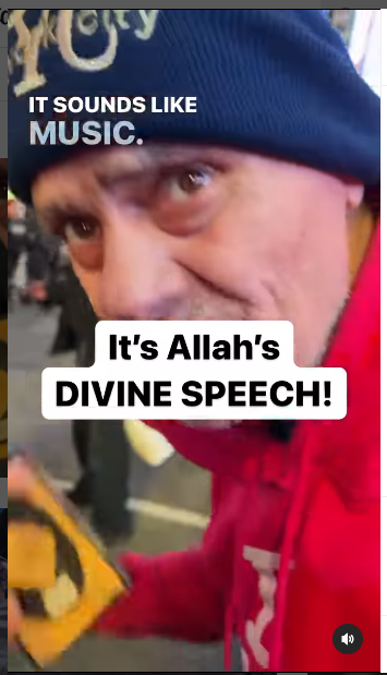 cewek bule menangis dengar ayat alquran di times square