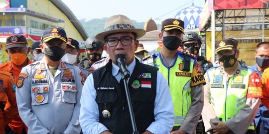 Ridwan Kamil Sebut Puncak Arus Balik Pantau Jalur Selatan Sudah Terjadi