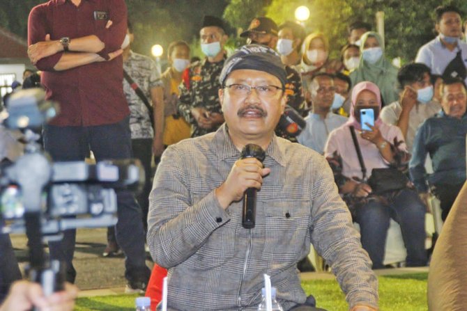 gus ipul di acara event harmonika kota pasuruan