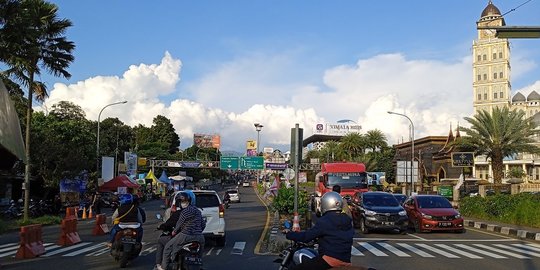 Lalu Lintas di Jalur Puncak Bogor Lancar, One Way Tak Diberlakukan Pukul 16.00 WIB