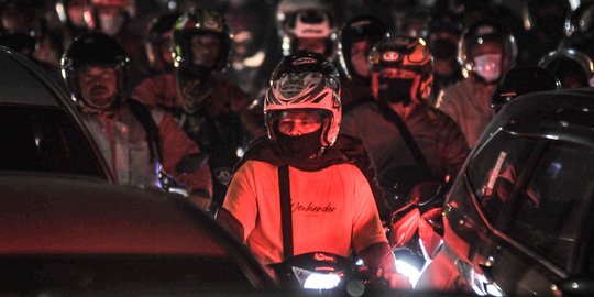 Puncak Arus Balik, Jalur Pantura Padat Merayap