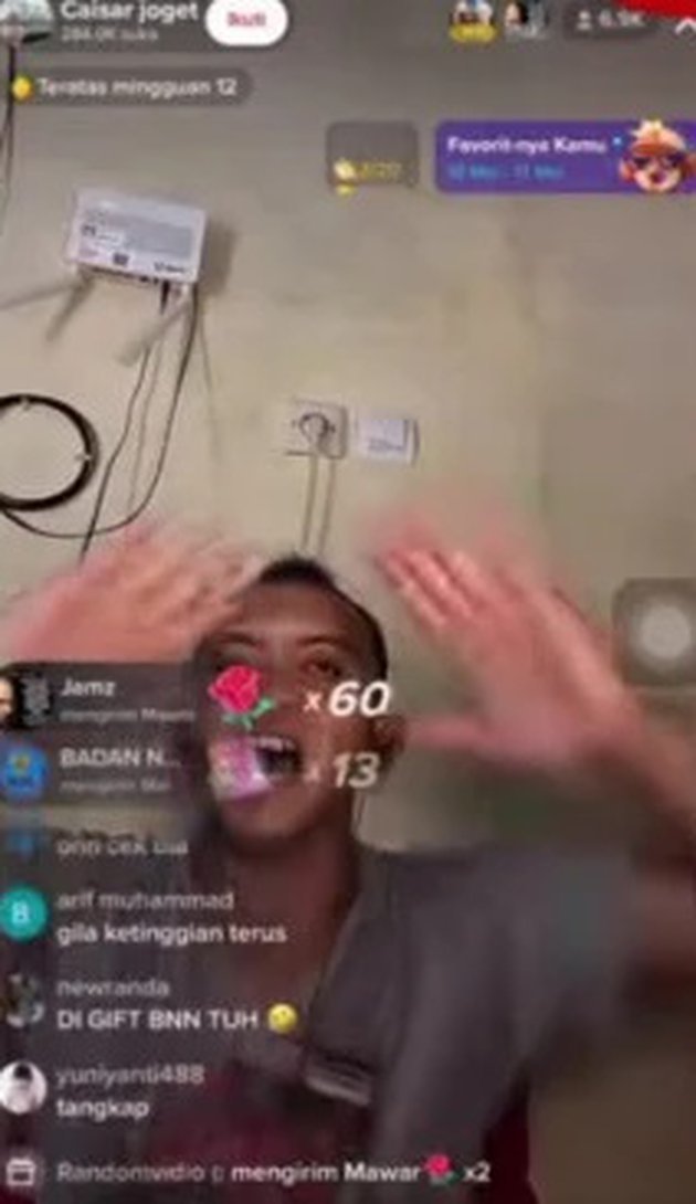 lakukan live di tiktok 24 jam caisar yks dituding gunakan barang ini