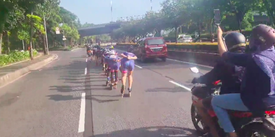 Viral Atlet Sepatu Roda di Jalan, DPRD DKI Bandingkan dengan Izin Road Bike
