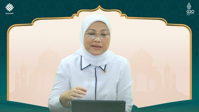 kementerian ketenagerjaan menggelar halalbihalal