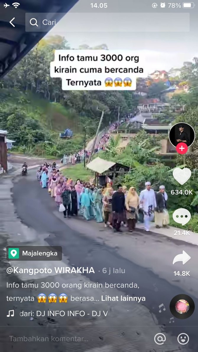 pernikahan dengan 3000 tamu