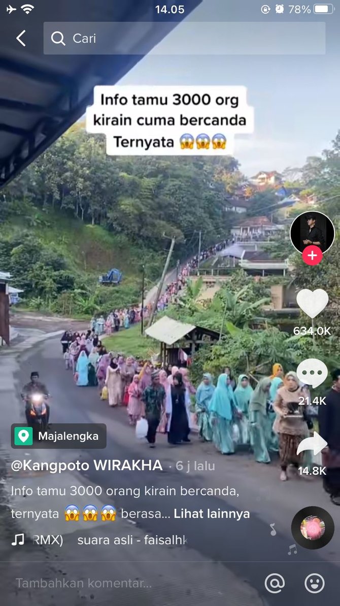 pernikahan dengan 3000 tamu