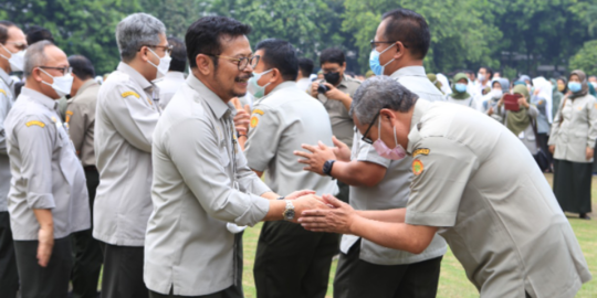 Hari Pertama Kerja, Mentan SYL Ingatkan Pentingnya Hindari Krisis Pangan