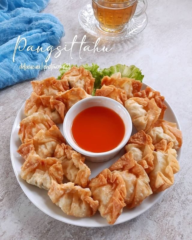 pangsit goreng tahu