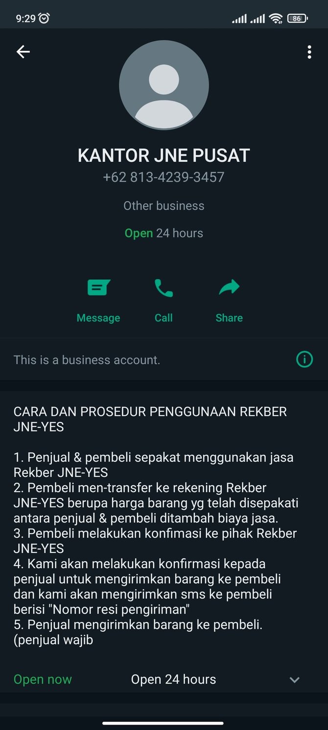 Cek Fakta Waspada Penipuan Akun Whatsapp Palsu Mengatasnamakan Jne 6842