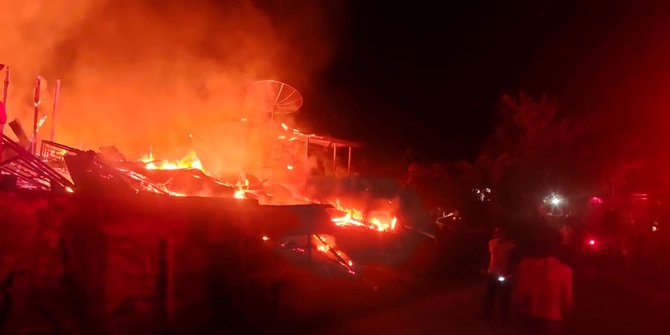 9 Rumah di Aceh Tenggara Terbakar, Seorang Warga Tersengat Listrik