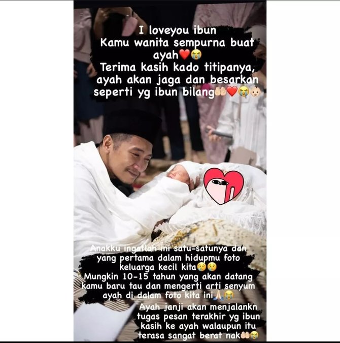 bikin haru viral kisah ipda fadly fachrezi foto bareng bayi di samping jenazah istri
