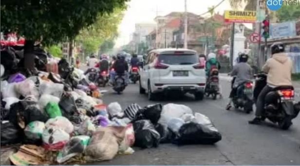 potret tumpukan sampah di jogja