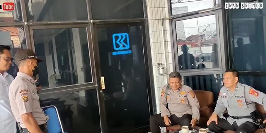 Satpam Bank Berani-beraninya Marahi Polisi Senior, Ngaku Perwira Polri Pangkat Kompol