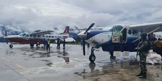 Kronologi Pesawat Ditembak KKB saat Hendak Mendarat di Bandara Aminggaru Ilaga Papua
