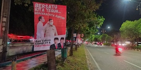 Sejumlah Poster Jokowi-Prabowo di Banda Aceh sudah Dicopot
