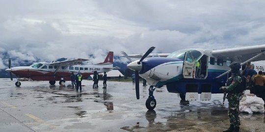Pesawat di Bandara Aminggaru Ditembaki saat Evakuasi Jenazah Sopir Truk Korban KKB