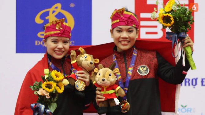 pencapaian indonesia di sea games 2021 hanoi posisi 2 di klasemen dengan 12 emas