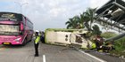 Update, Penumpang Bus yang Kecelakaan di Tol Surabaya-Mojokerto Ada 31 Bukan 25 Orang