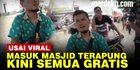 VIDEO: Diprotes Akibat Bayar, Kini Masuk Masjid Terapung di Sumbar Gratis