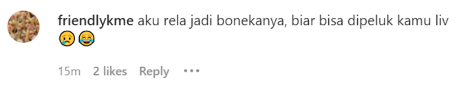 postingan netizen di ig livy renata