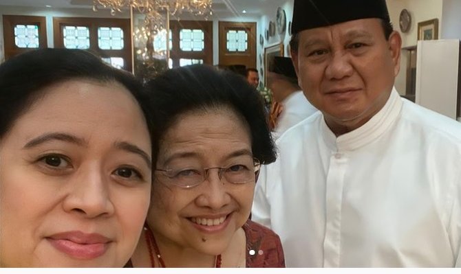 puan maharani megawati dan prabowo