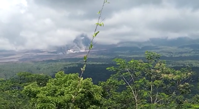 gunung semeru kembali erupsi