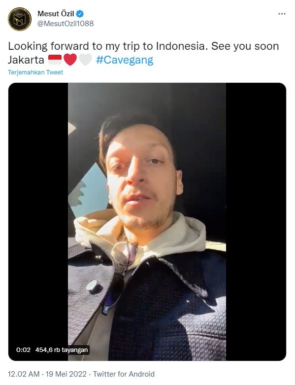 benarkan kabar kedatangannya mesut ozil tak sabar untuk segera tiba di indonesia