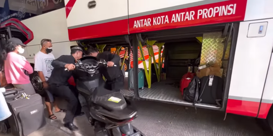 Keren, Bus MTrans Ini Bisa Angkut Motor dalam Bagasi, Segini Ongkosnya