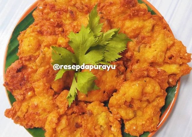 bakwan jagung pedas manis