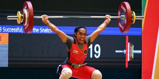 Lifter Papua Natasya Beteyob Sumbangkan Perunggu SEA Games untuk Indonesia