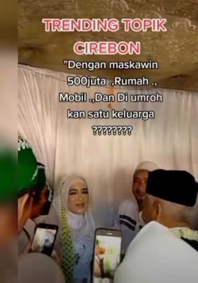 viral kakek 61 tahun nikahi perempuan 19 tahun mahar